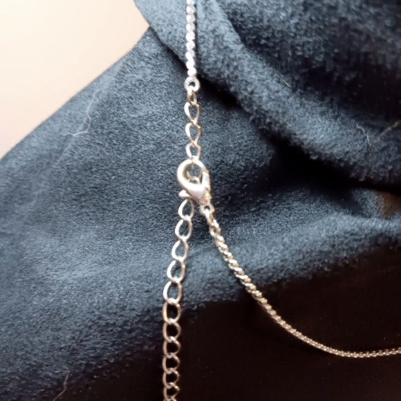 Costume Jewelry 18" Necklace White Clear Floral - Picture 7 of 11